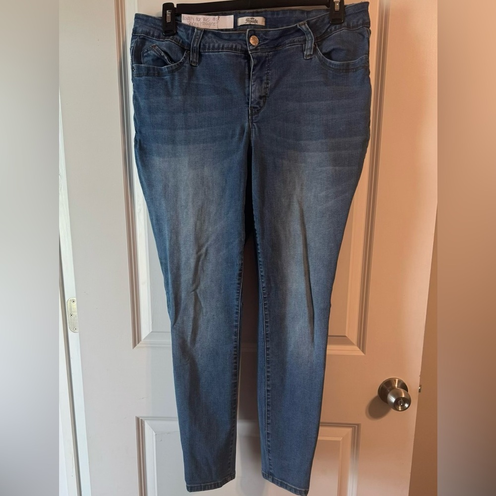 Royalty For Me Women's Blue Skinny Jeans